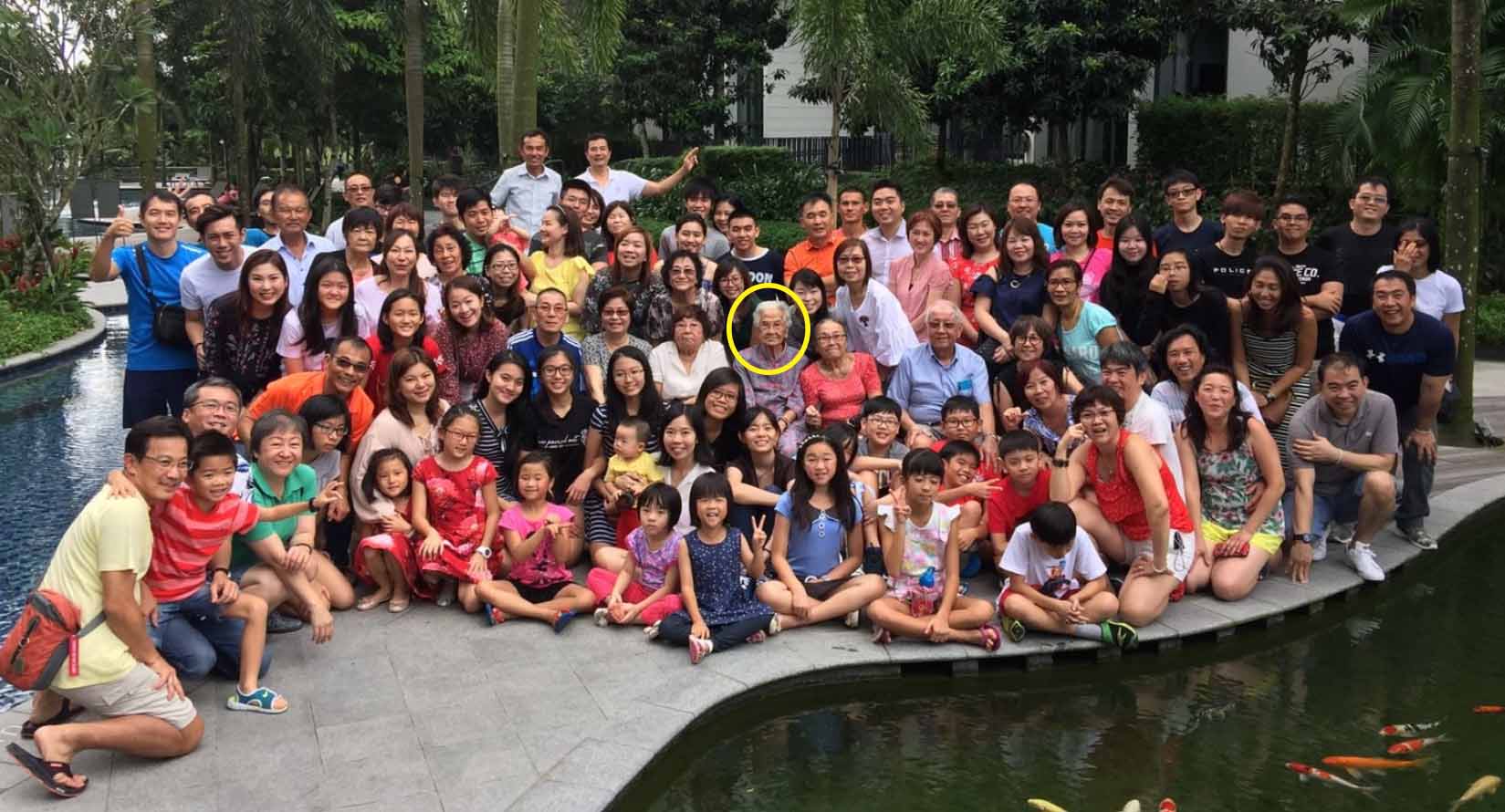 Maybe one of your family member is a centenarian like Madam Soh Lian Tee who has witnessed Singapore’s history in the making? (Photo credit: Madam Soh’s family)