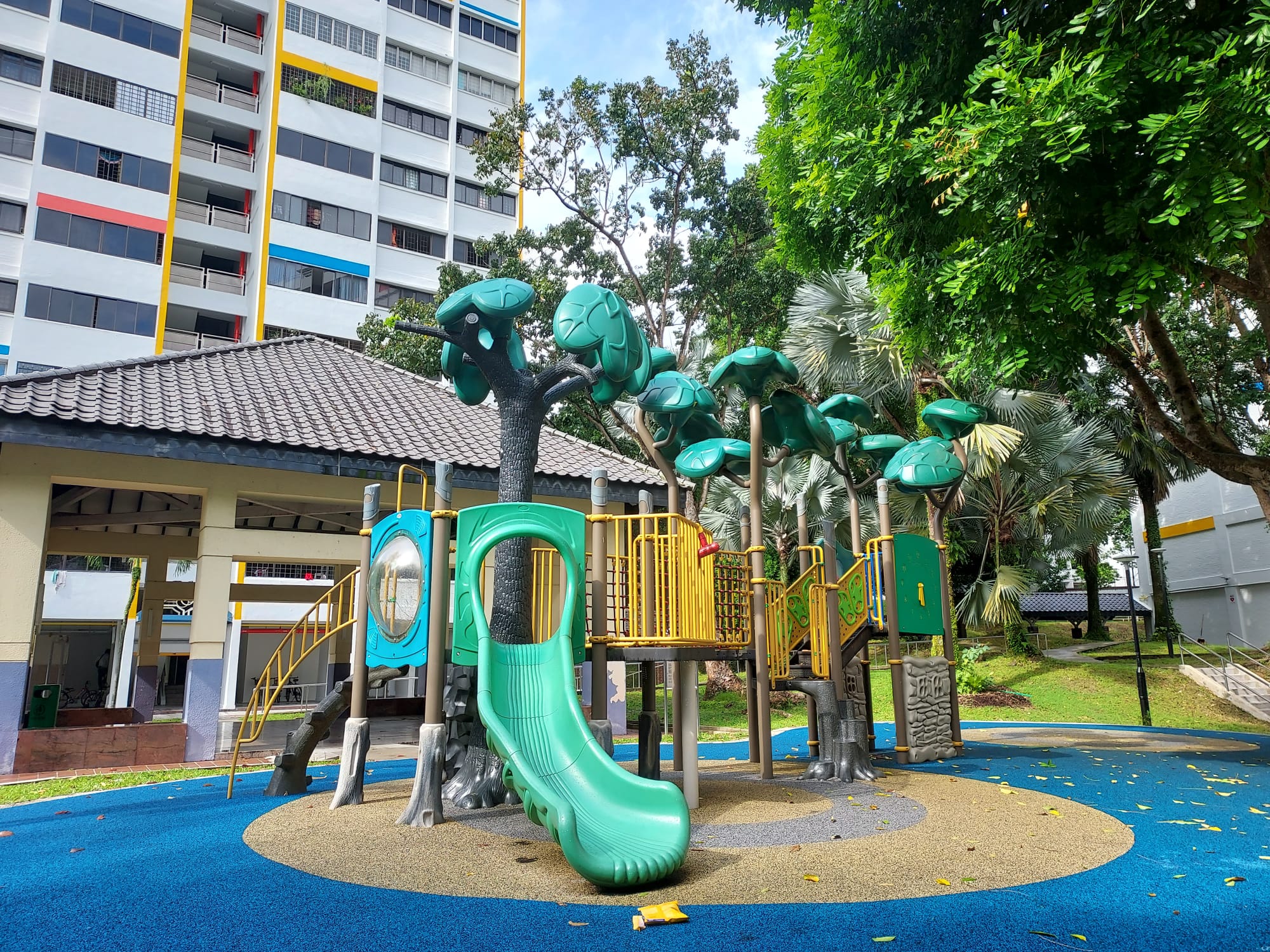 CCK estate: Let your inner Tarzan loose in this ‘jungle’ at Block 10 Teck Whye Avenue.