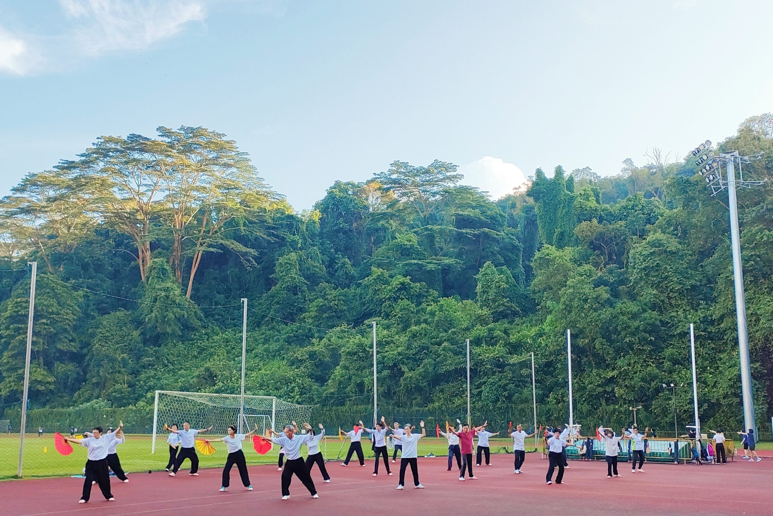 Seniors are leading the way towards healthier living at Bukit Gombak Stadium, as captured by Tan Hui Sian (Bukit Gombak).