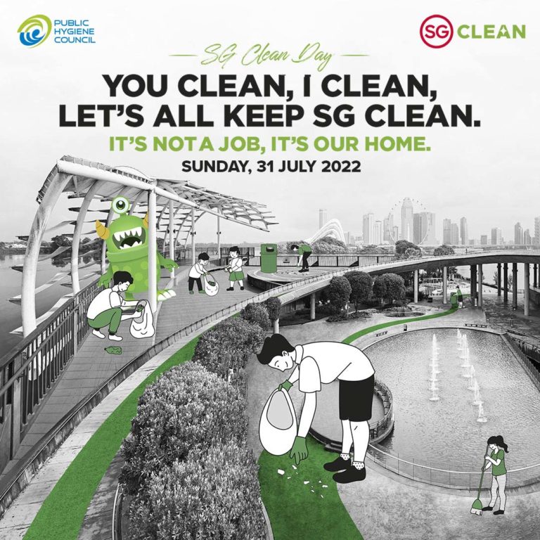 SG Clean Day on Sunday, 31 July 2022