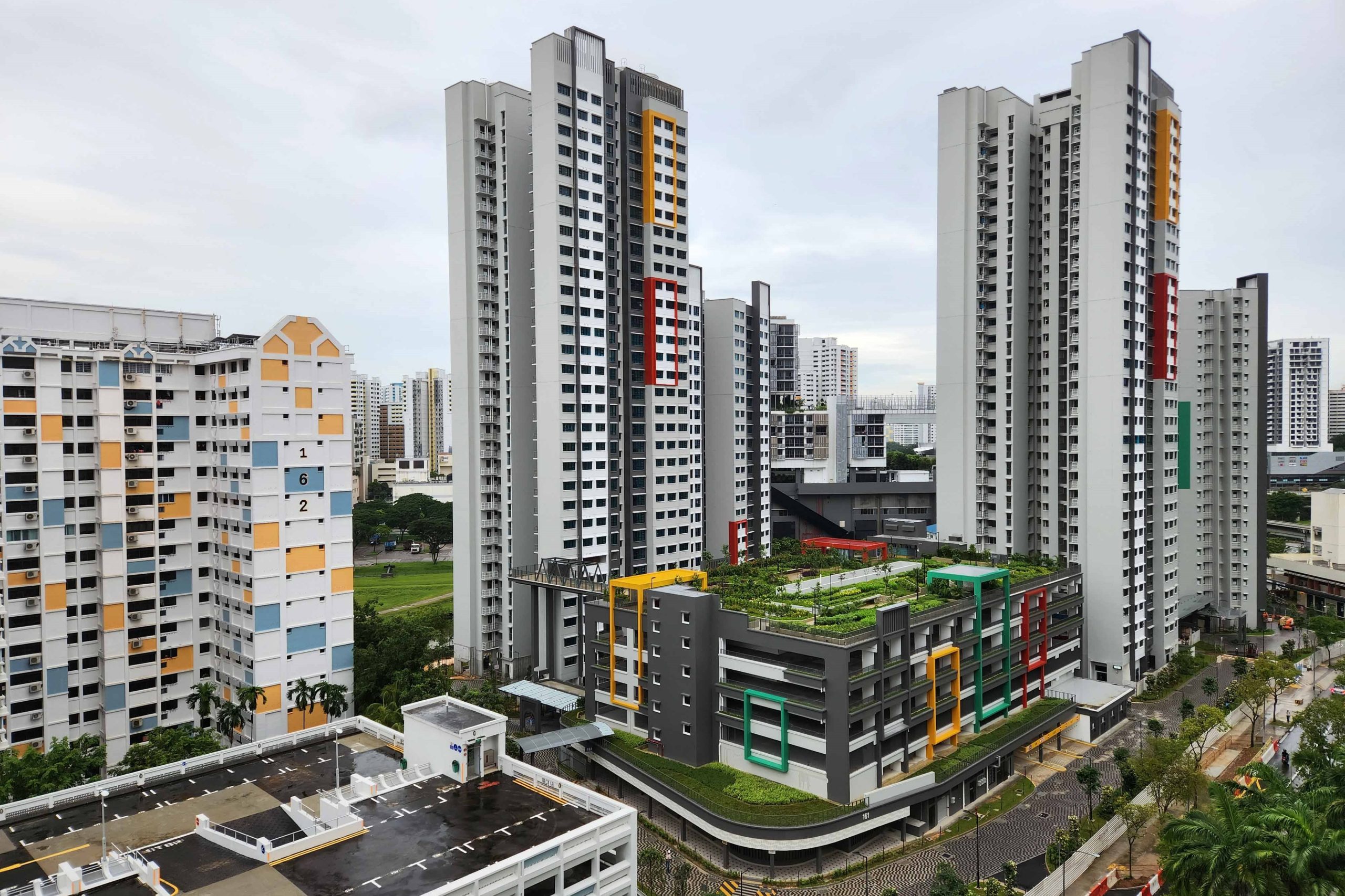 CCK estate resident CT Lin showed off the vibrancy of Teck Whye estate.